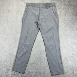 Fabletics The Only Pant Men's Size 33x32 Gray Casual Chino Stretch Golf